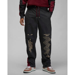 Nike NWT Air Jordan Flight Heritage Pants Off Noir Men's Size XL Loose Fit Black